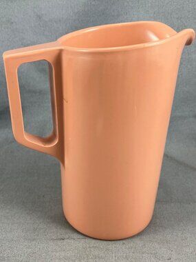 Vintage MELMAC Pitcher Blush Peach Nude Color 7" tall